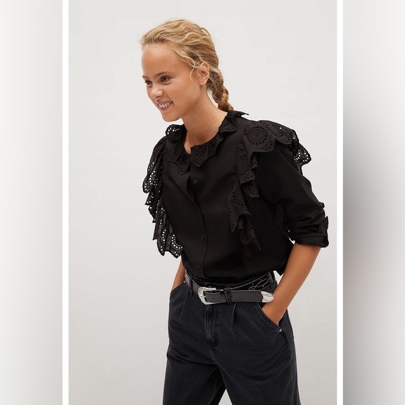 Mango Black Boyfriend Jeans - Picture 2 of 13